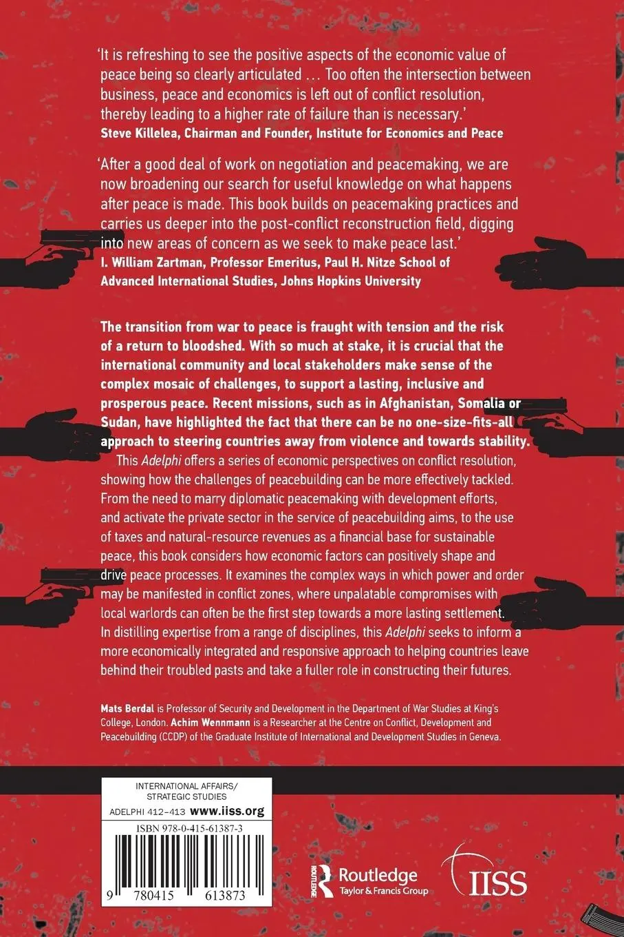Rückseite: 9780415613873 | Ending Wars, Consolidating Peace | Economic Perspectives | Taschenbuch