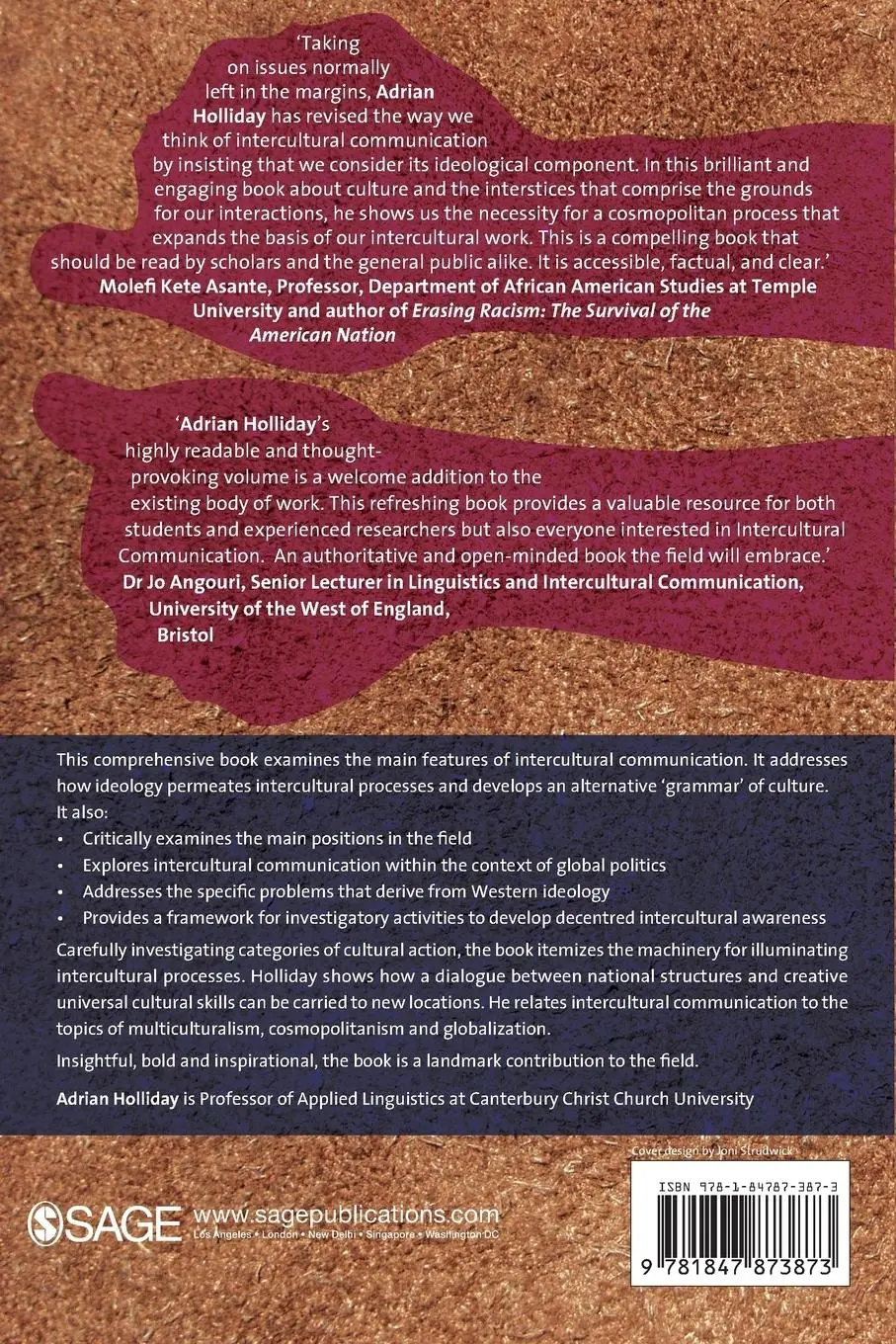 Rückseite: 9781847873873 | Intercultural Communication &amp; Ideology | Adrian Holliday | Taschenbuch