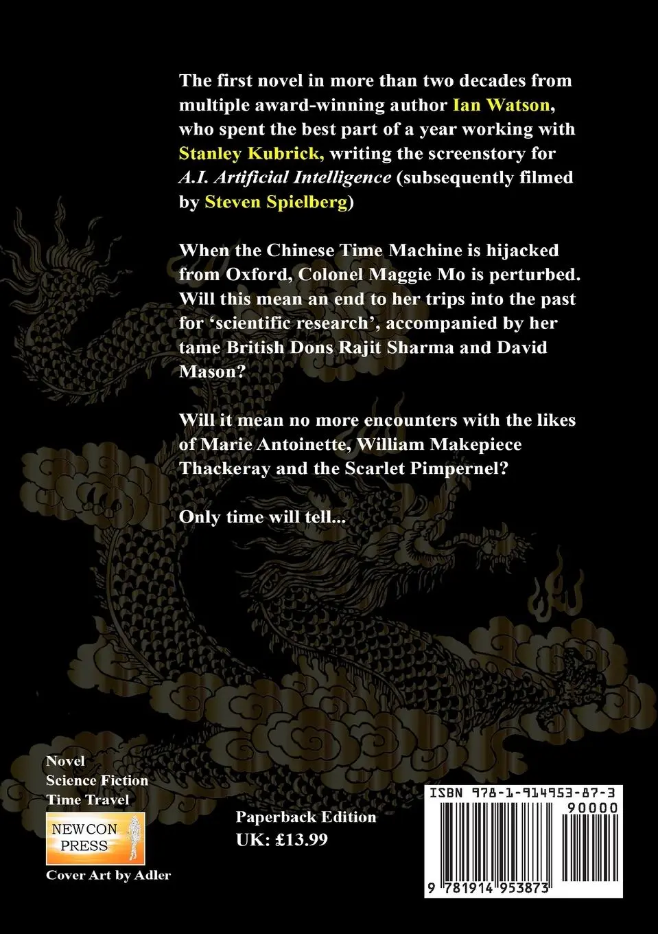Rückseite: 9781914953873 | New Adventures of a Chinese Time Machine | Ian Watson | Taschenbuch