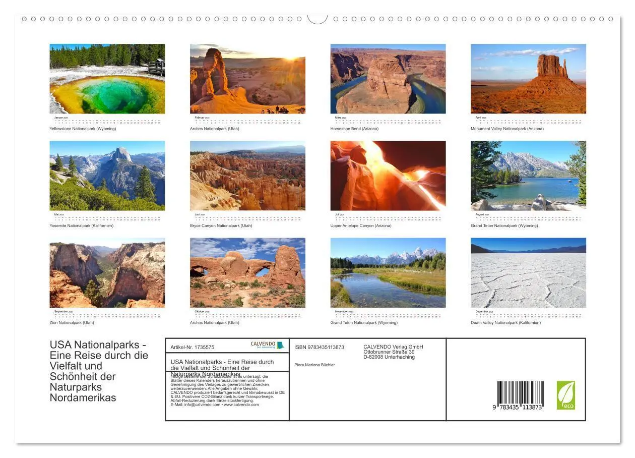 Bild: 9783435113873 | USA Nationalparks - Eine Reise durch die Vielfalt und Schönheit der...