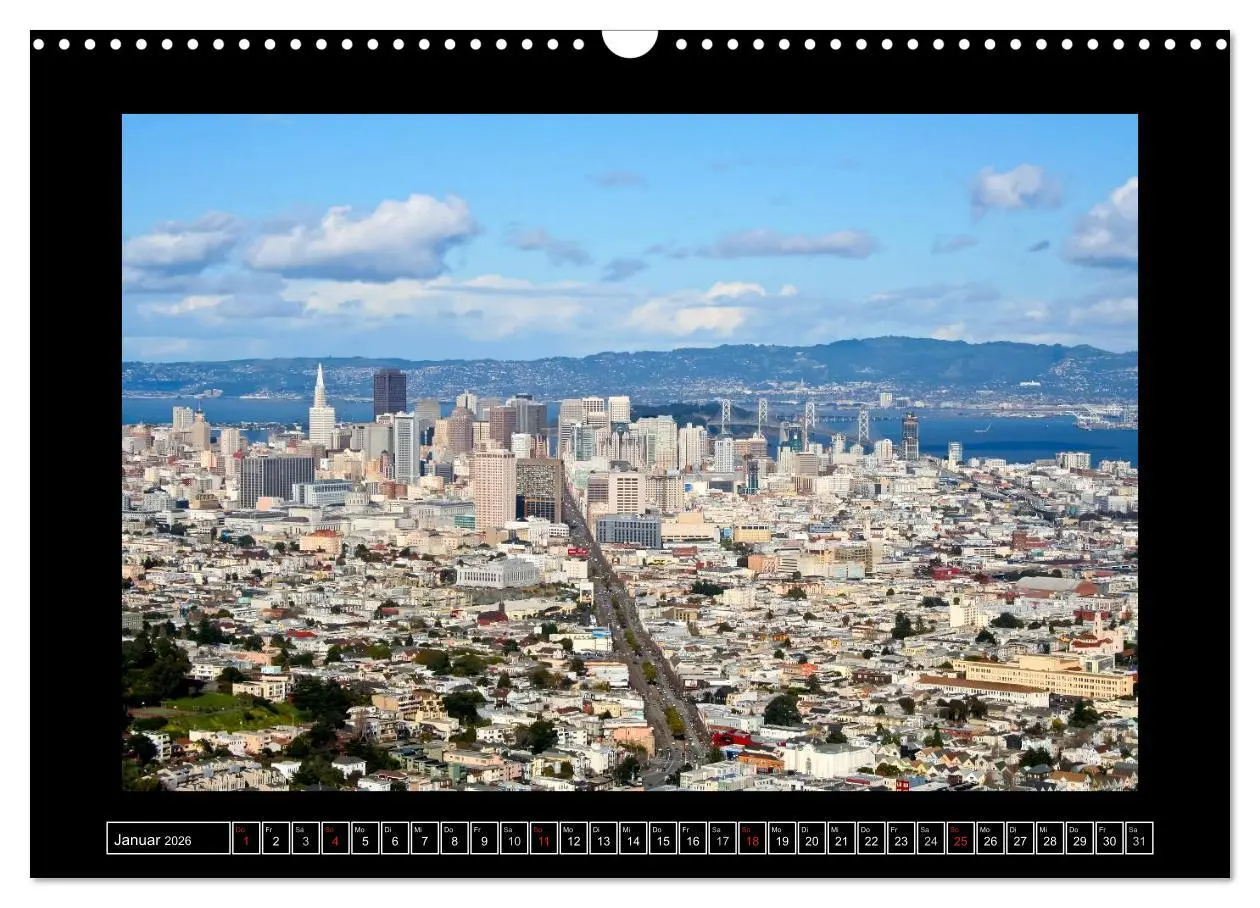Bild: 9783516153873 | Wunderbares San Francisco (Wandkalender 2026 DIN A3 quer), CALVENDO...