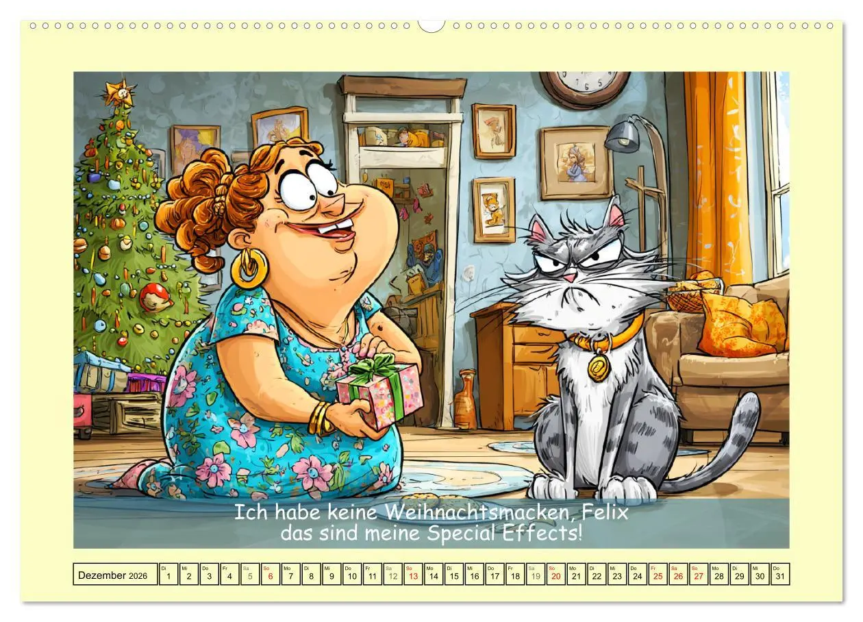 Bild: 9783516603873 | Katzen und Frauen. Lustige Cartoons vom täglichen Chaos...