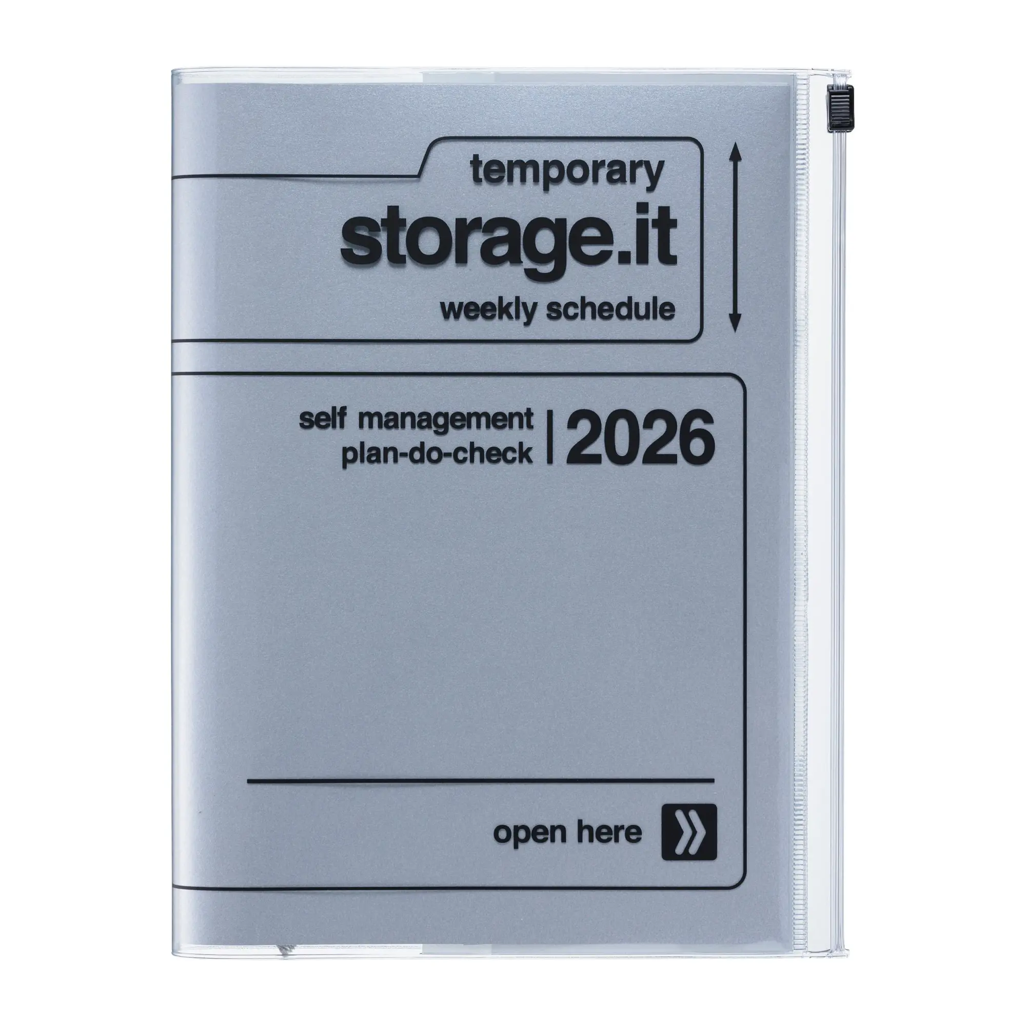 Cover: 4550045143973 | MARK'S 2025/26 Taschenkalender, A5 Storage.it // Silver | MARK'S Inc.