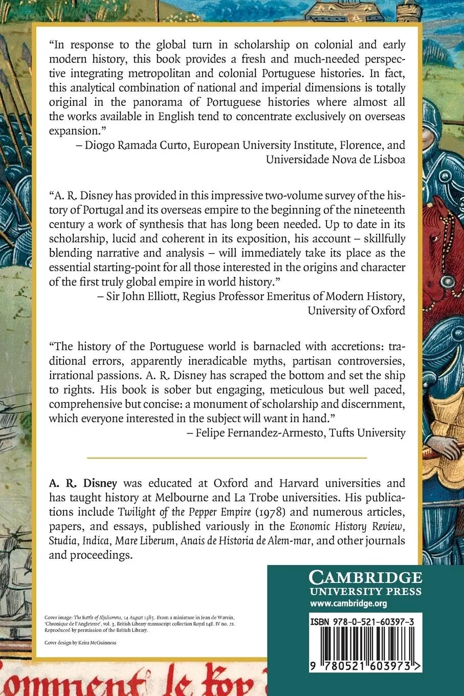 Rückseite: 9780521603973 | A History of Portugal and the Portuguese Empire | A. R. Disney | Buch