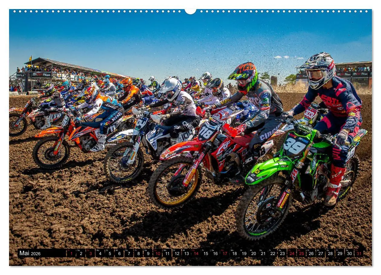 Bild: 9783457743973 | Blickpunkte Motocross (Wandkalender 2026 DIN A2 quer), CALVENDO...