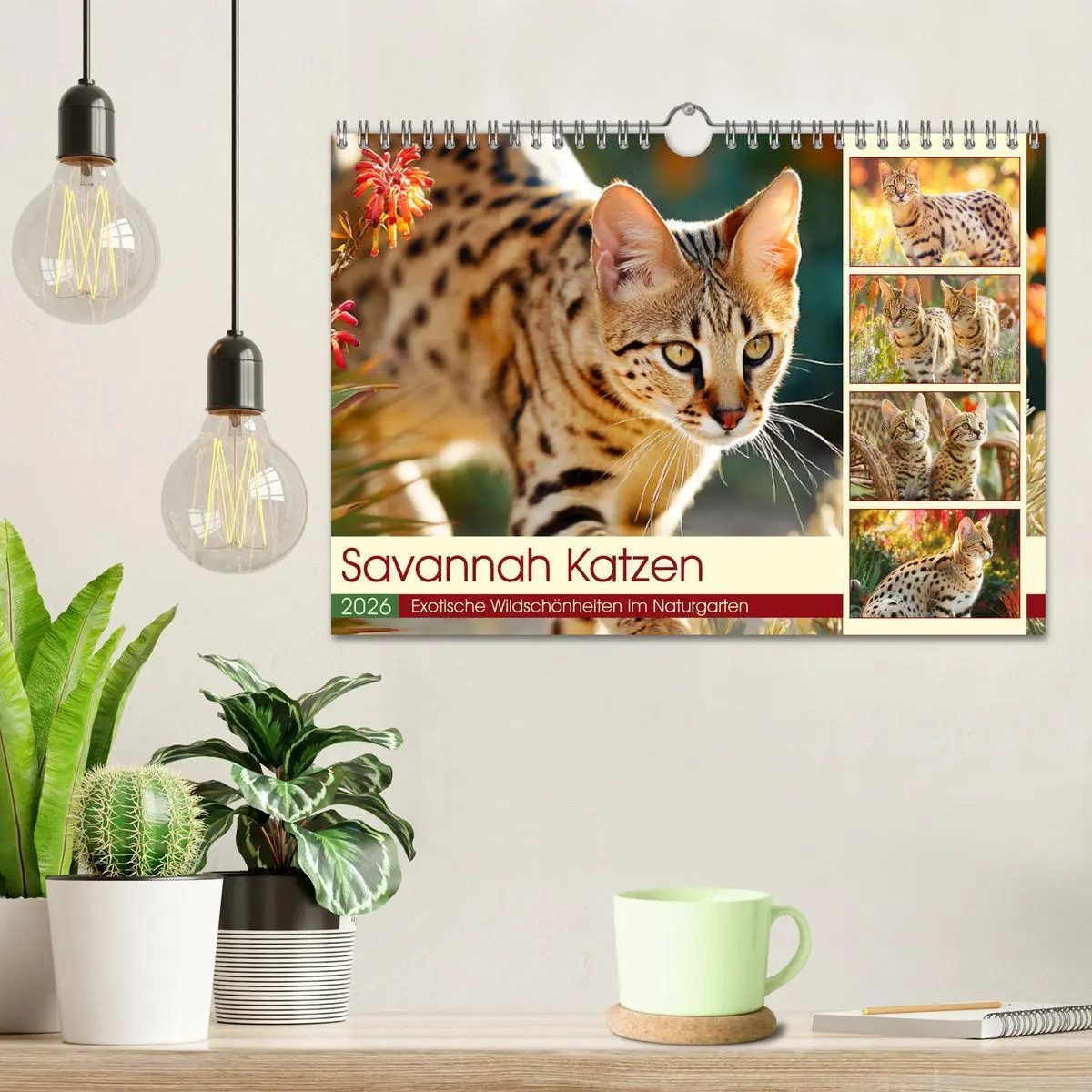 Bild: 9783516213973 | Savannah Katzen. Exotische Wildschönheiten im Naturgarten...