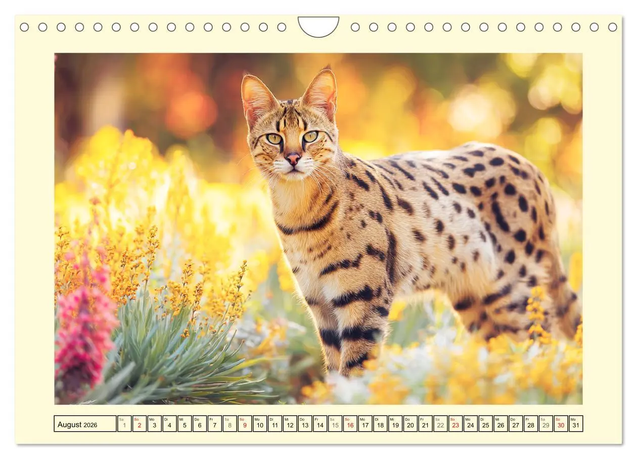Bild: 9783516213973 | Savannah Katzen. Exotische Wildschönheiten im Naturgarten...