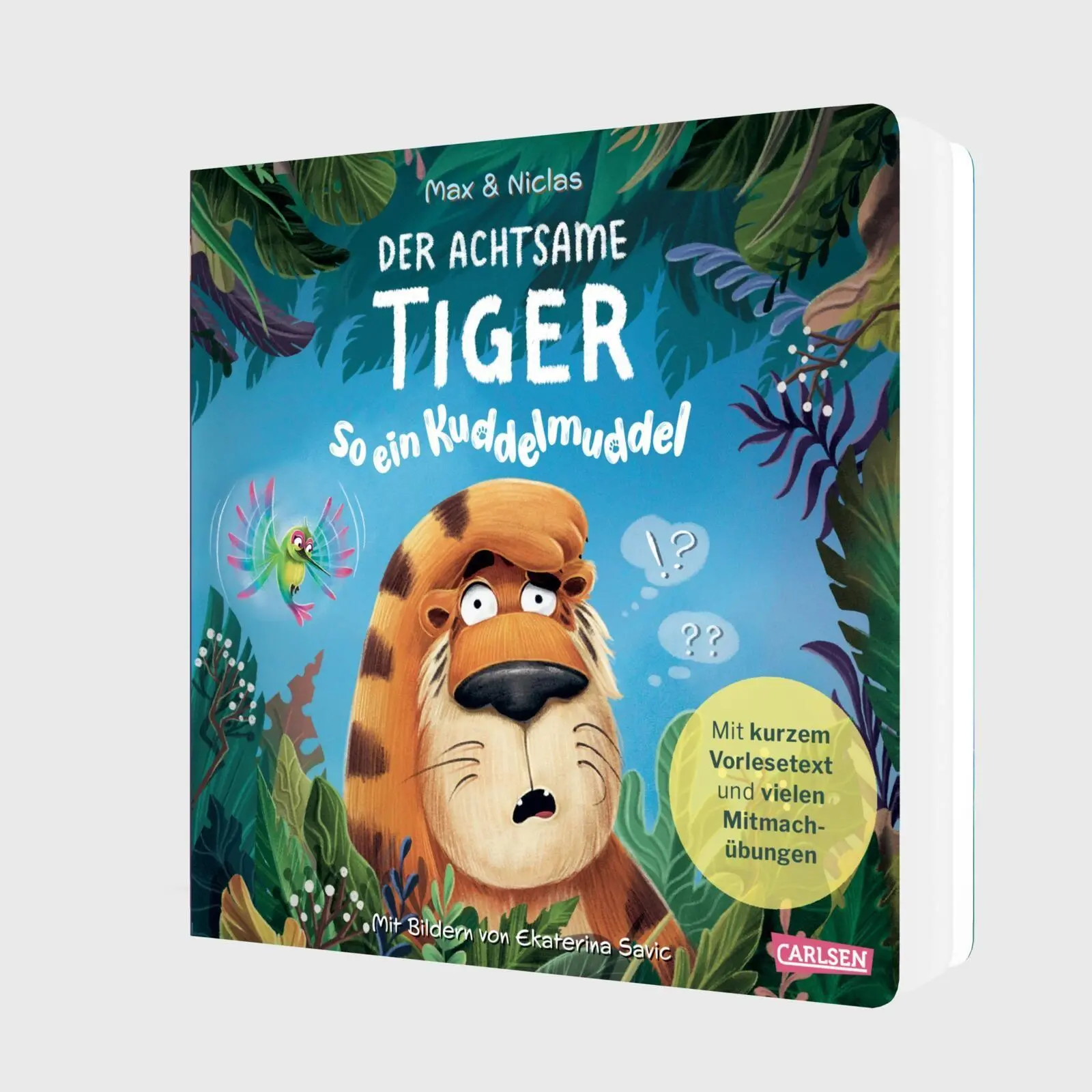 Bild: 9783551173973 | Der achtsame Tiger: So ein Kuddelmuddel! (Pappbilderbuchausgabe)
