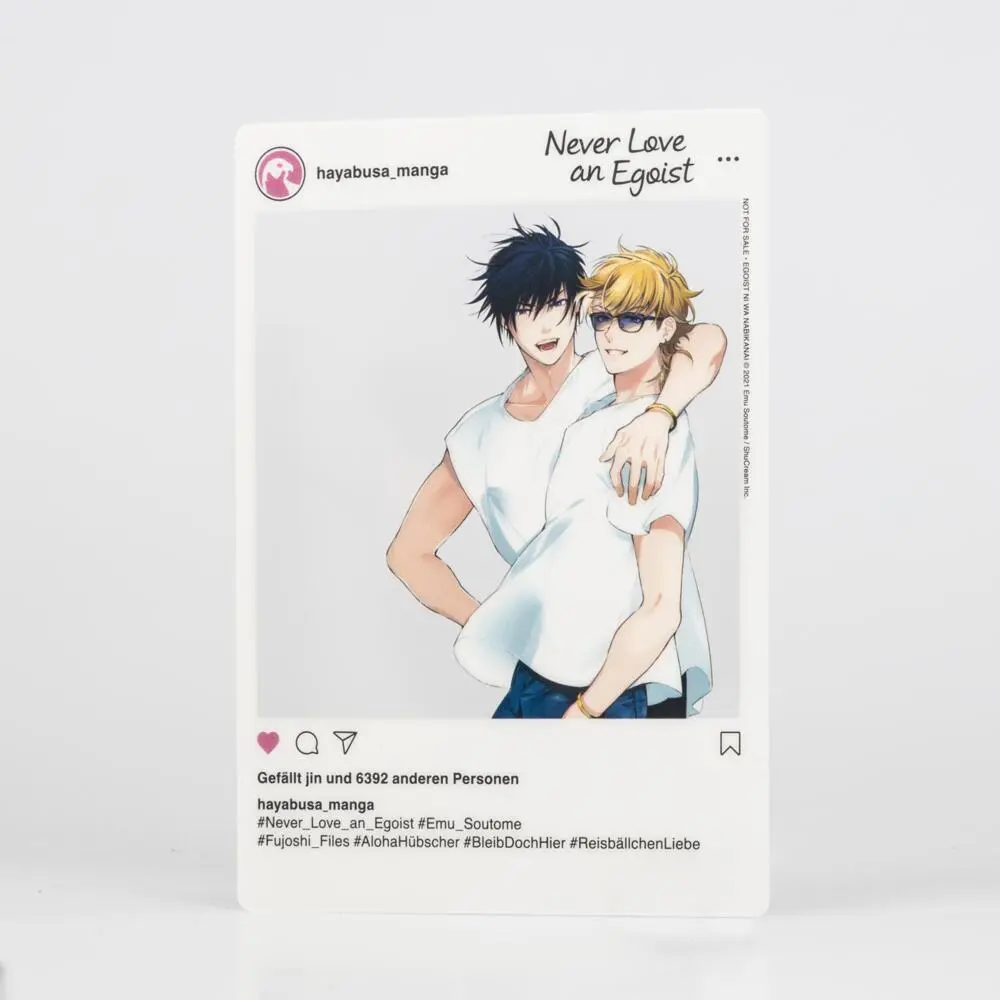Bild: 9783551623973 | Never Love an Egoist | Erotischer Yaoi-Einzelband ab 18 | Emu Soutome
