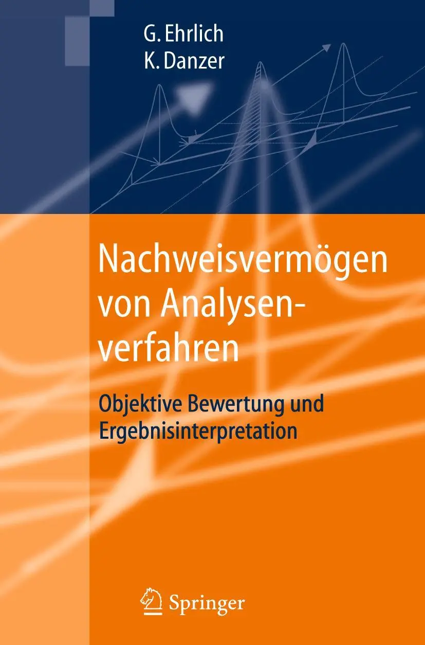 Cover: 9783642323973 | Nachweisvermögen von Analysenverfahren | Klaus Danzer (u. a.) | Buch