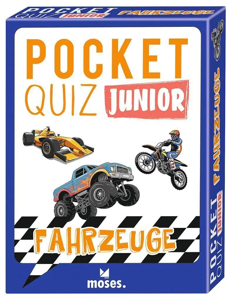 Cover: 9783964553973 | Pocket Quiz junior Fahrzeuge | Nicola Berger M. A. | Taschenbuch