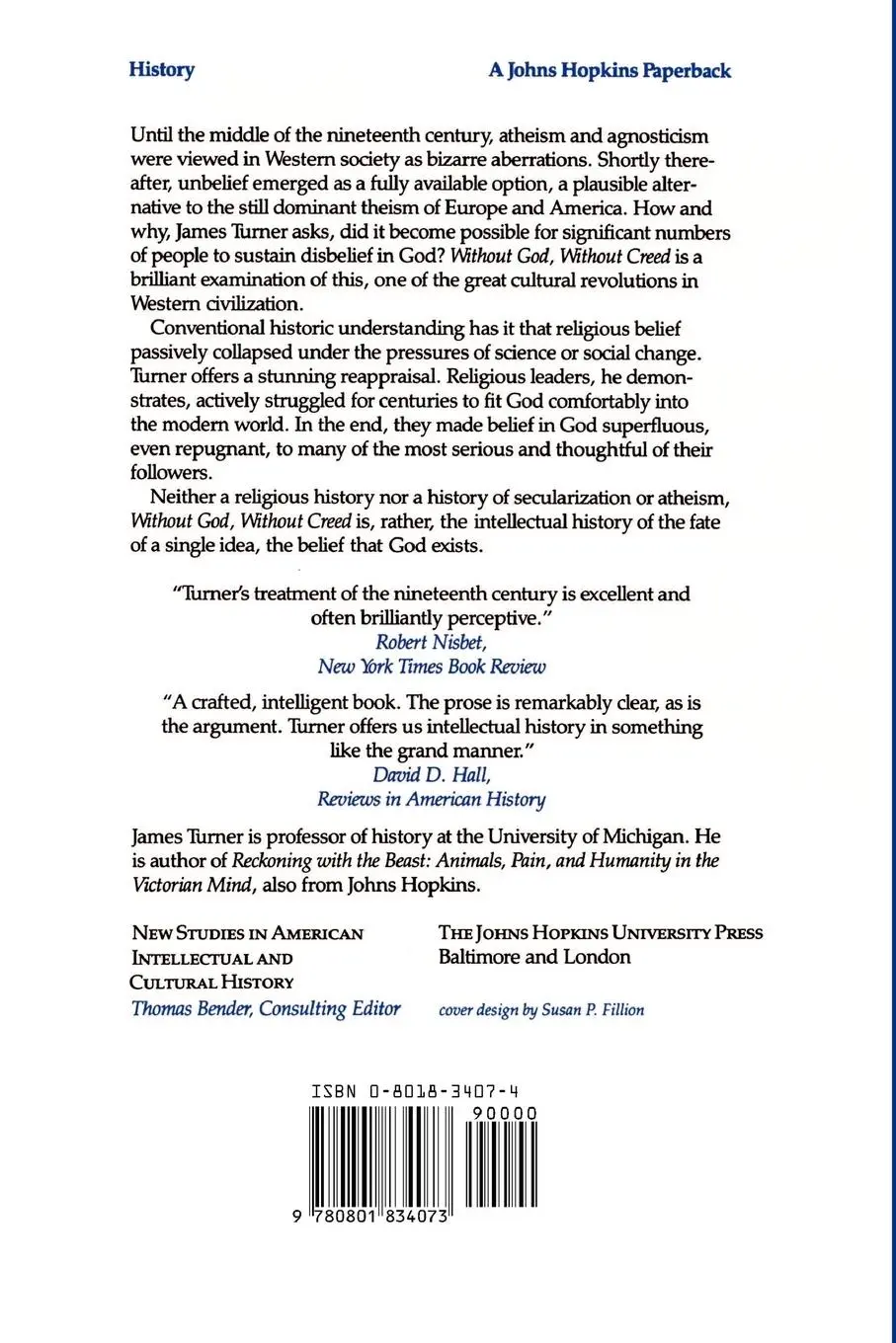 Rückseite: 9780801834073 | Without God, Without Creed | The Origins of Unbelief in America | Buch