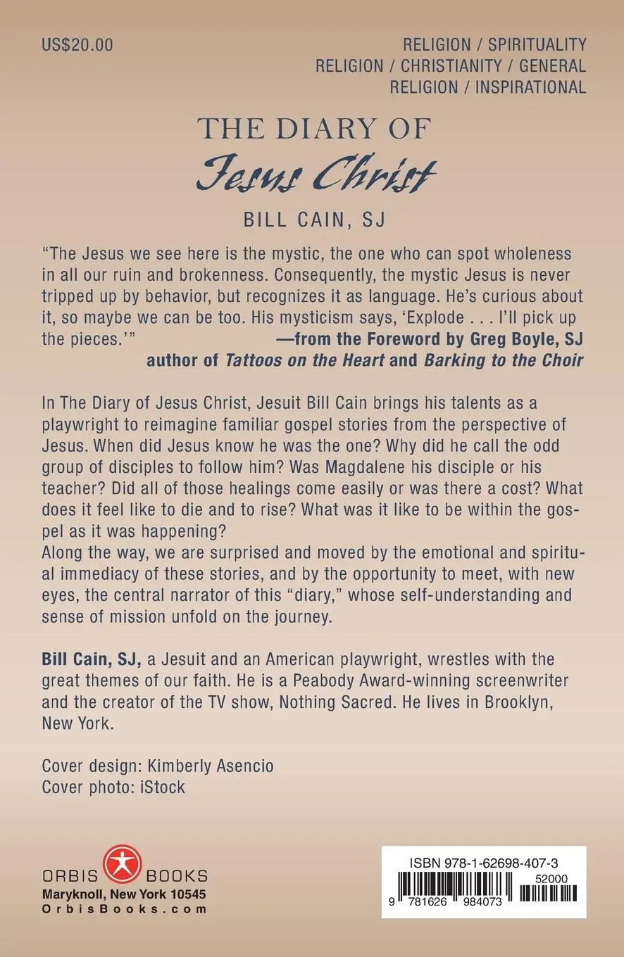 Rückseite: 9781626984073 | The Diary of Jesus Christ | Bill Cain | Taschenbuch | Englisch | 2021