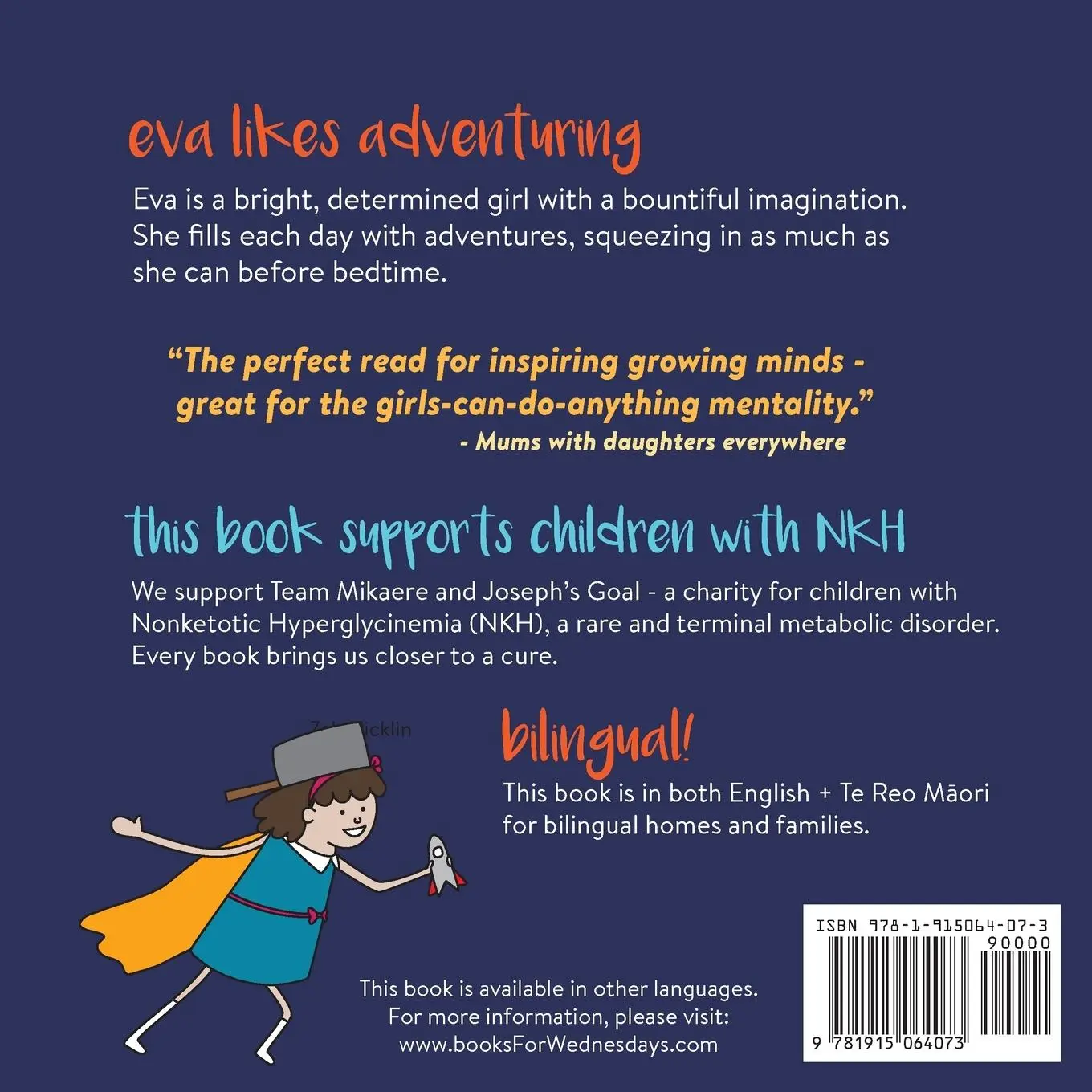 Rückseite: 9781915064073 | Eva the Adventurer. Ko Eva te M¿t¿toa | Elly Gedye | Taschenbuch