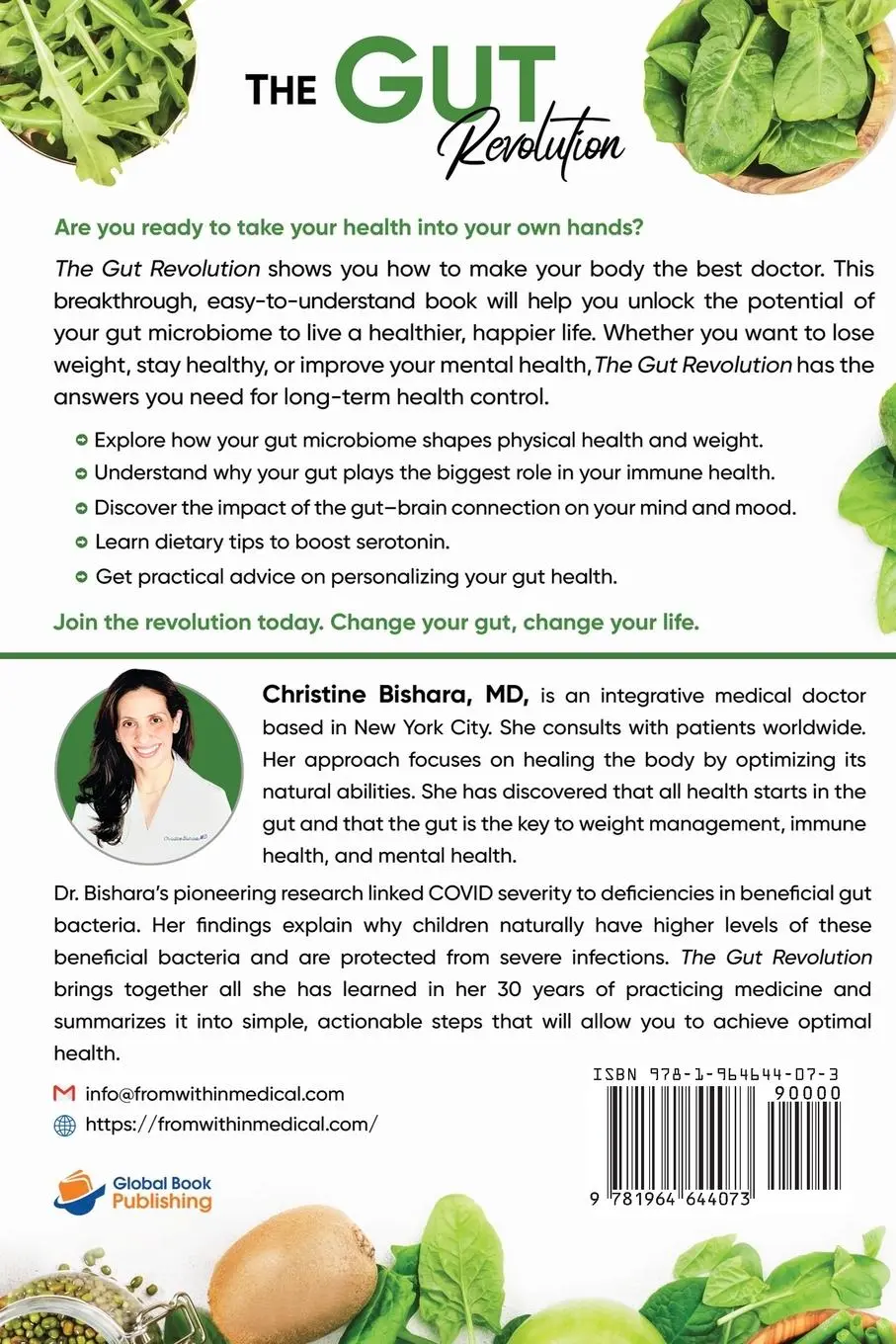 Rückseite: 9781964644073 | The Gut Revolution | Christine Bishara | Taschenbuch | Englisch | 2024