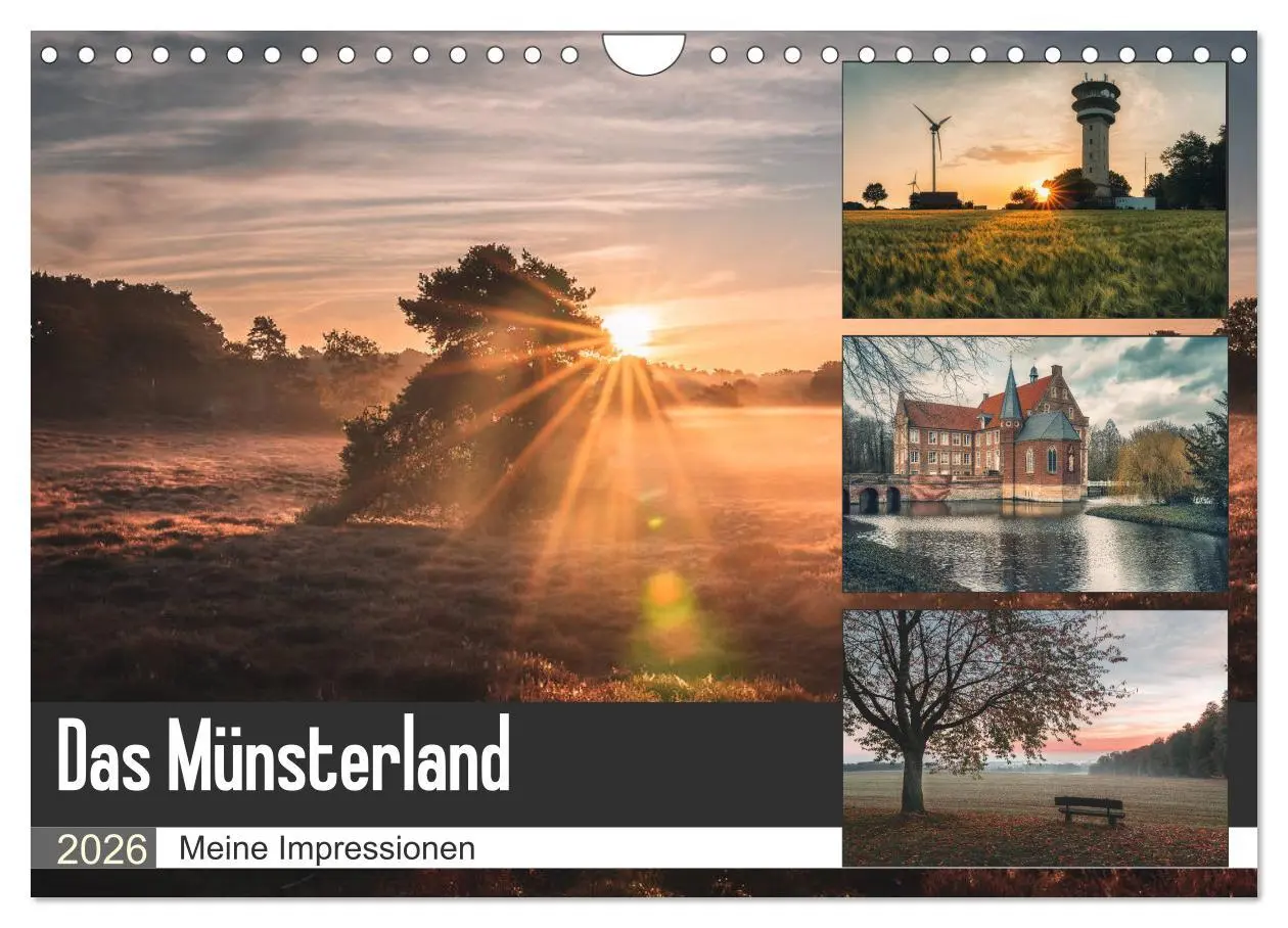 Cover: 9783457704073 | Das Münsterland - Meine Impressionen (Wandkalender 2026 DIN A4...