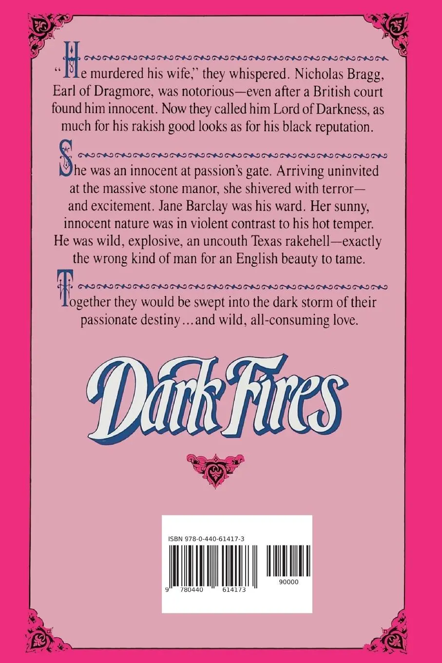 Rückseite: 9780440614173 | Dark Fires | A Novel | Brenda Joyce | Taschenbuch | Englisch | 2002