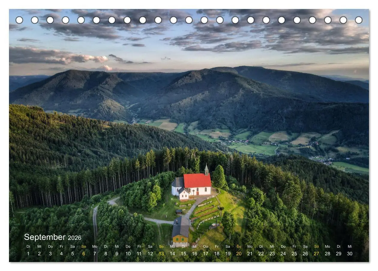 Bild: 9783457314173 | Faszination Schwarzwald (Tischkalender 2026 DIN A5 quer), CALVENDO...