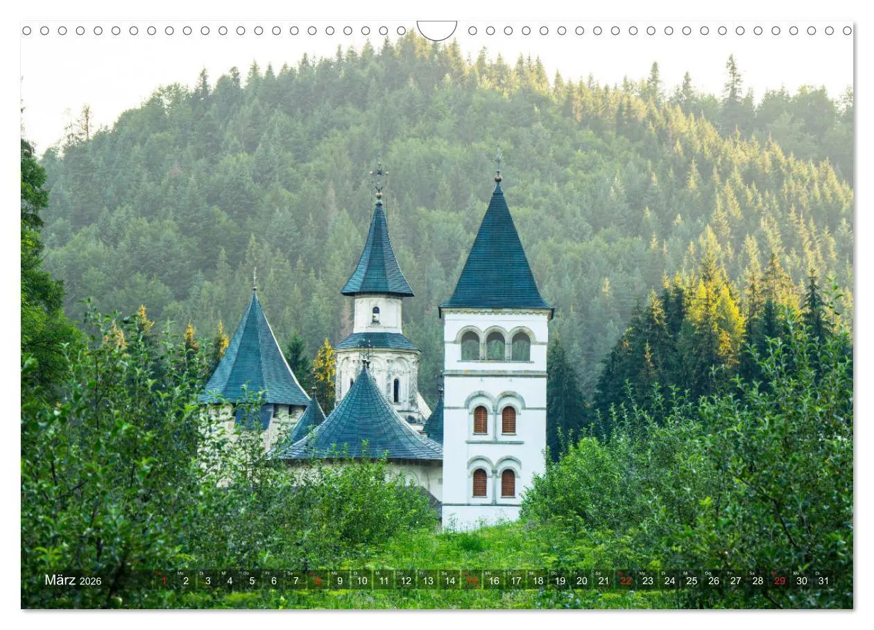Bild: 9783457934173 | Klöster in der Bucovina (Wandkalender 2026 DIN A3 quer), CALVENDO...
