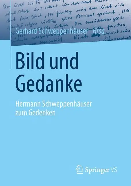 Cover: 9783658144173 | Bild und Gedanke | Hermann Schweppenhäuser zum Gedenken | Taschenbuch