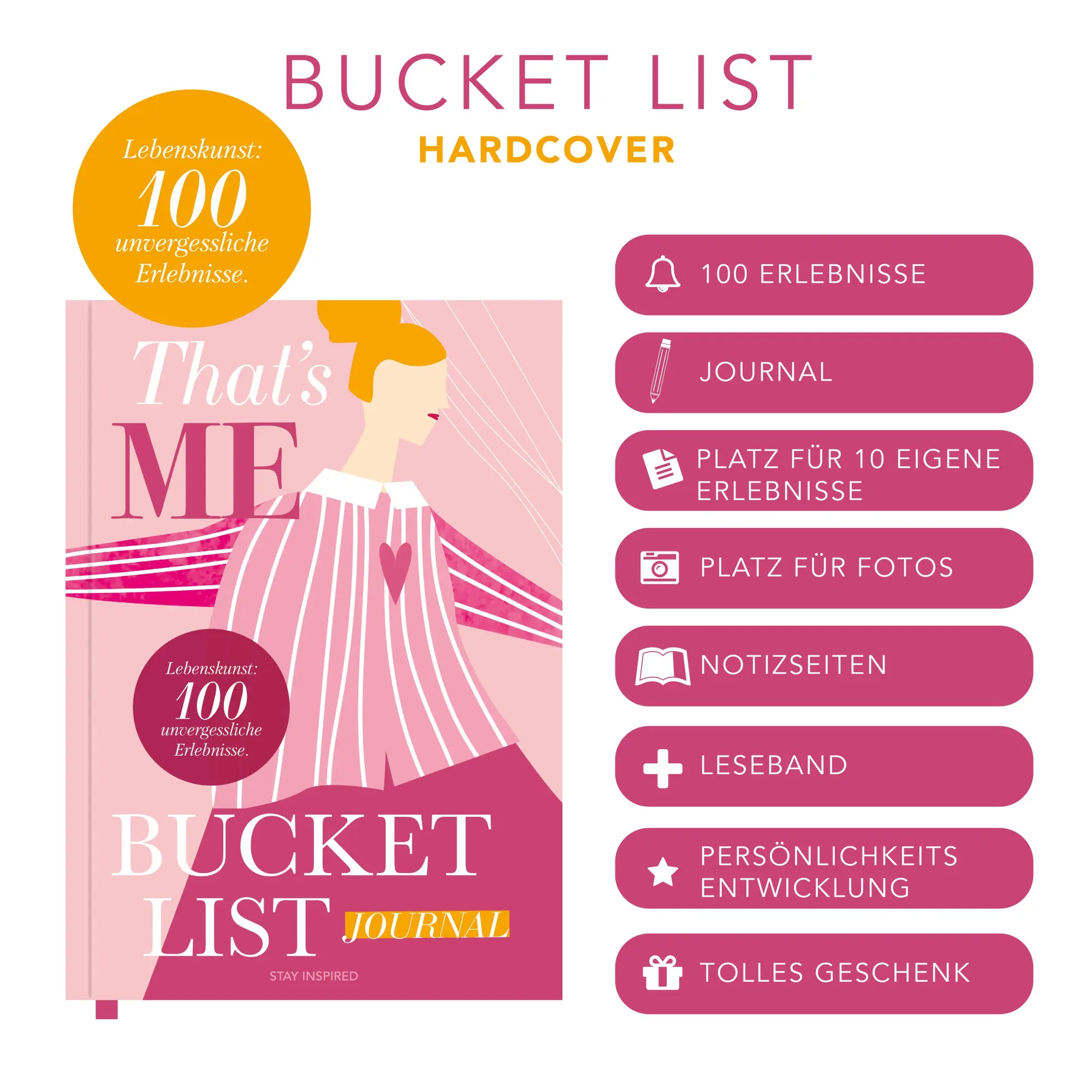 Bild: 9783989424173 | That's Me Bucket List Das ultimative Bucket List Buch für ein...