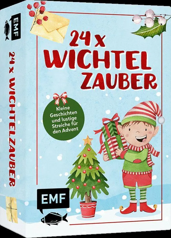 Adventskalender-Kartenset: 24 x Wichtelzauber