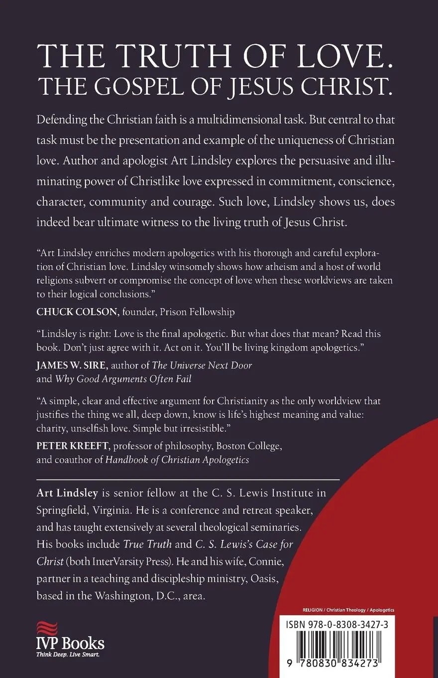 Rückseite: 9780830834273 | Love, the Ultimate Apologetic | The Heart of Christian Witness | Buch