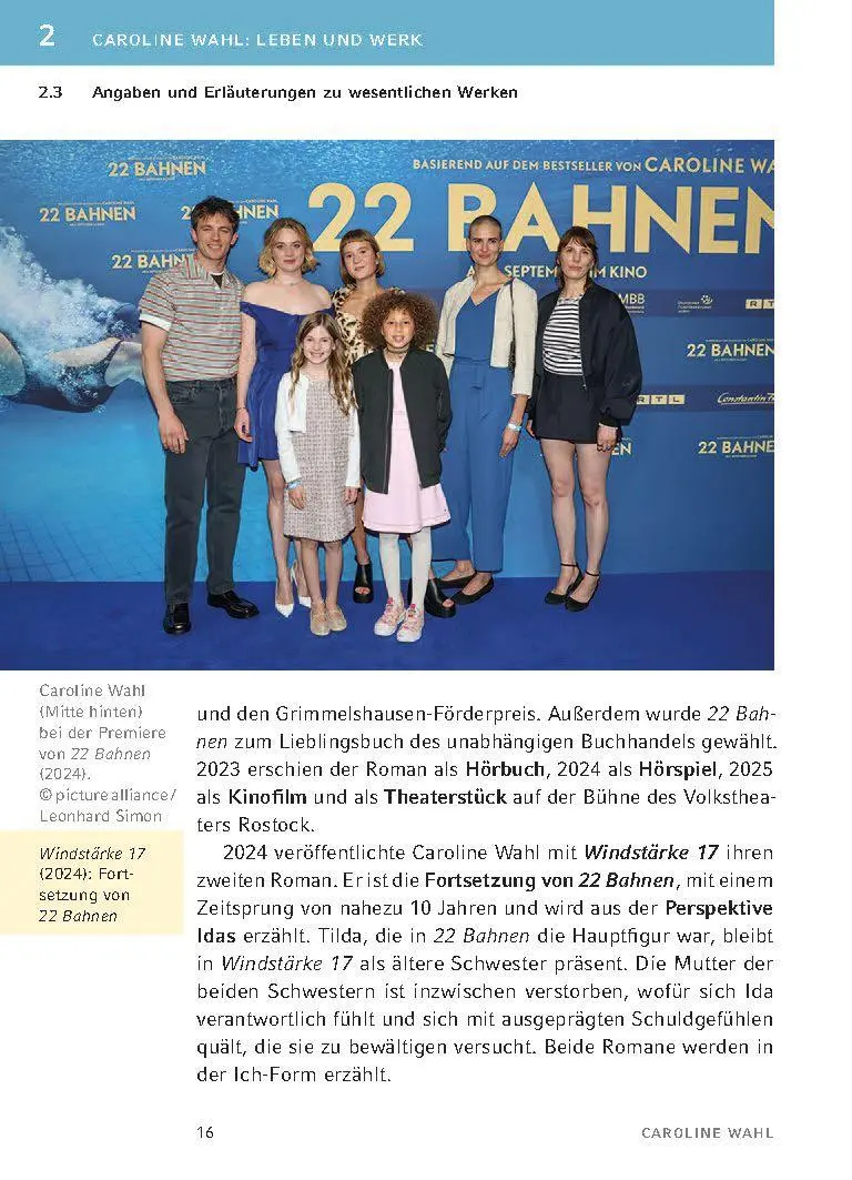 Bild: 9783129304273 | Windstärke 17 von Caroline Wahl | Textanalyse und Interpretation