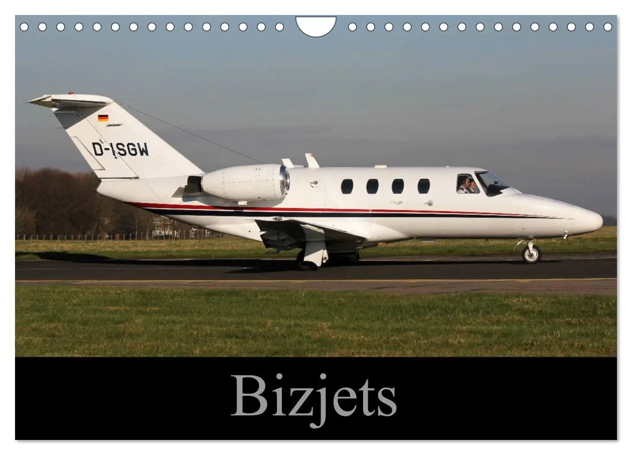 Cover: 9783516564273 | Bizjets (Wall Calendar 2026 DIN A4 landscape), CALVENDO 12 Month...