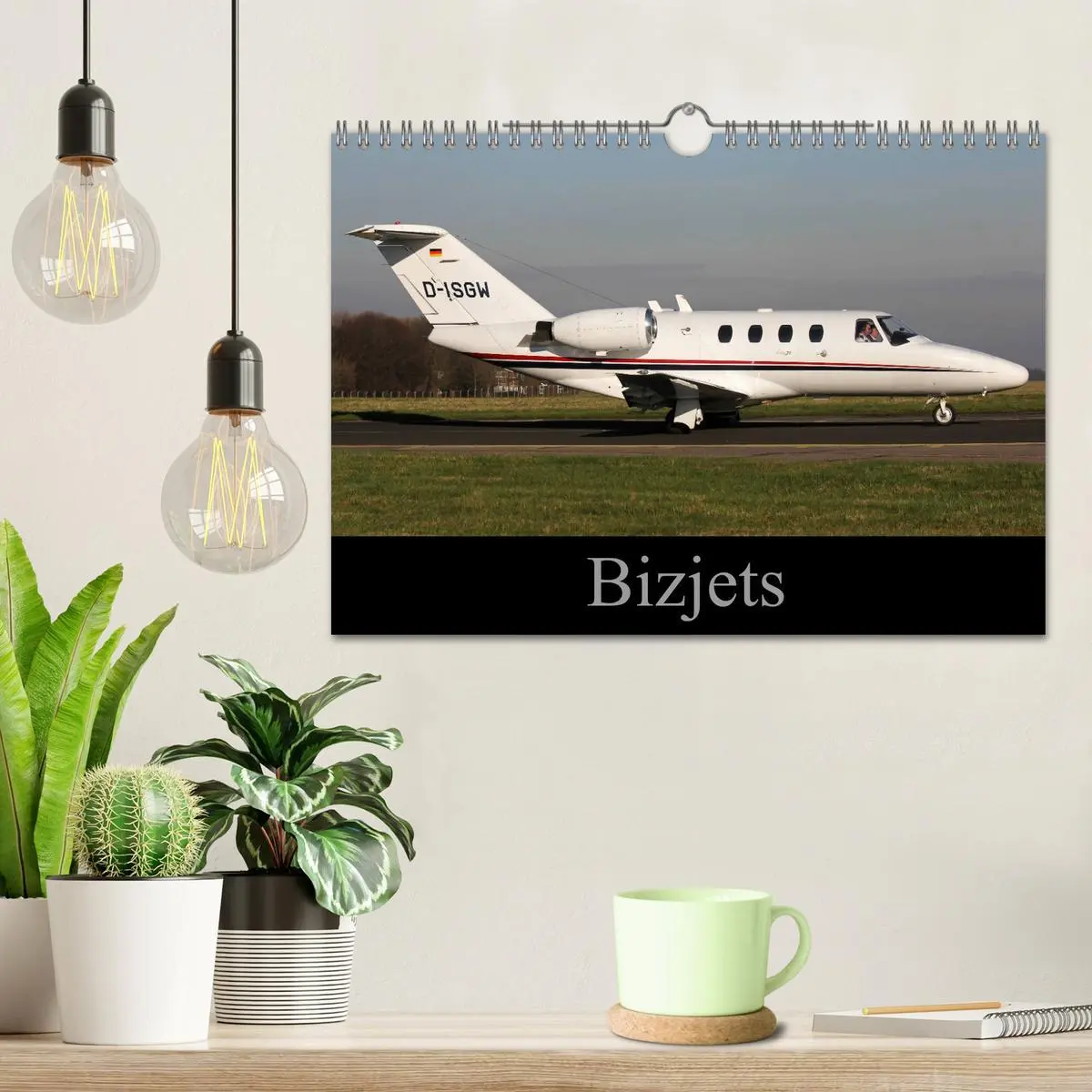 Bild: 9783516564273 | Bizjets (Wall Calendar 2026 DIN A4 landscape), CALVENDO 12 Month...