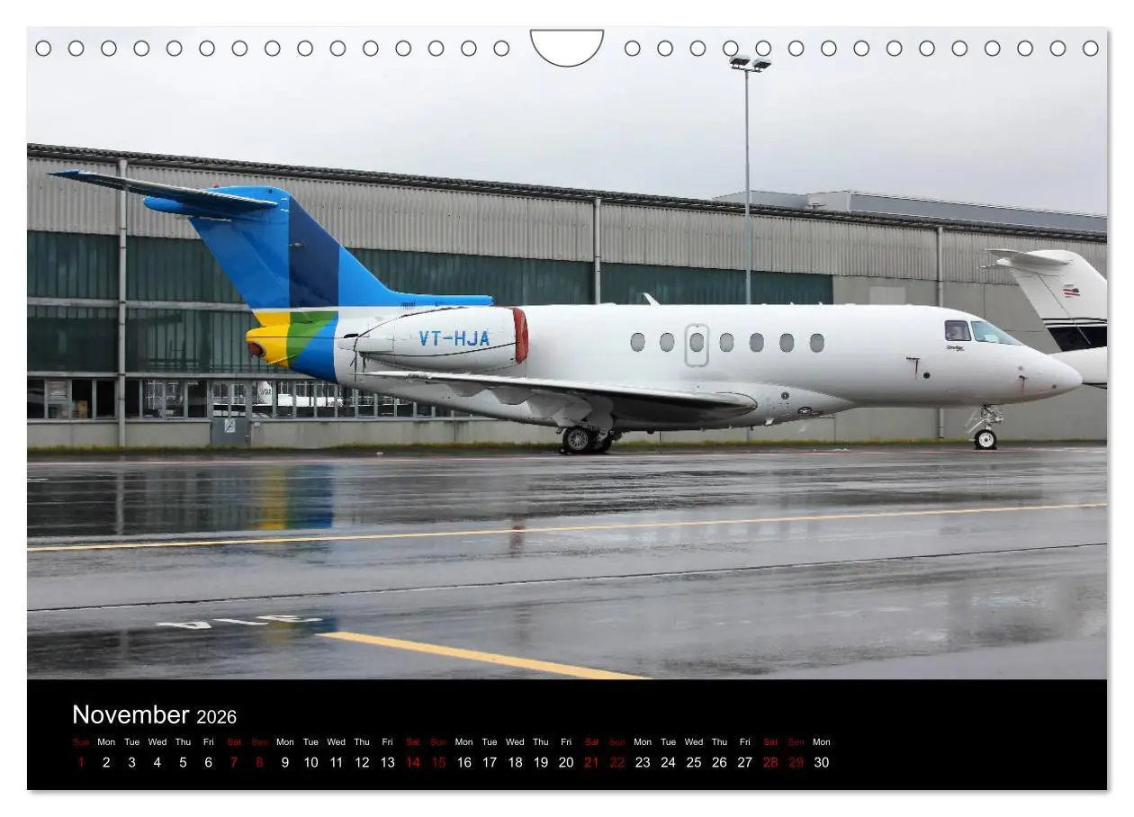 Bild: 9783516564273 | Bizjets (Wall Calendar 2026 DIN A4 landscape), CALVENDO 12 Month...