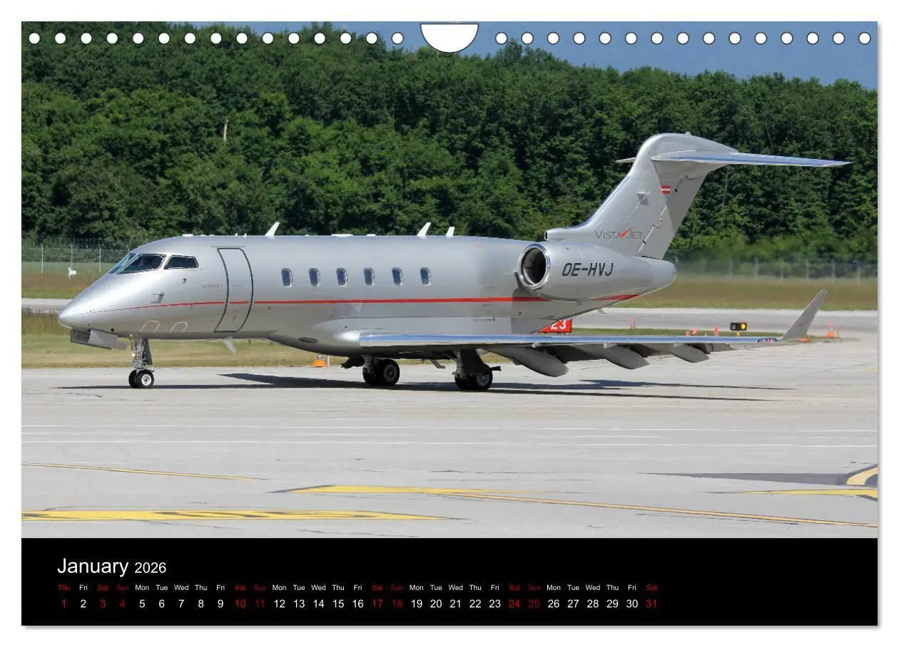 Bild: 9783516564273 | Bizjets (Wall Calendar 2026 DIN A4 landscape), CALVENDO 12 Month...