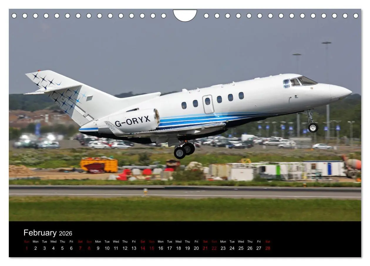 Bild: 9783516564273 | Bizjets (Wall Calendar 2026 DIN A4 landscape), CALVENDO 12 Month...