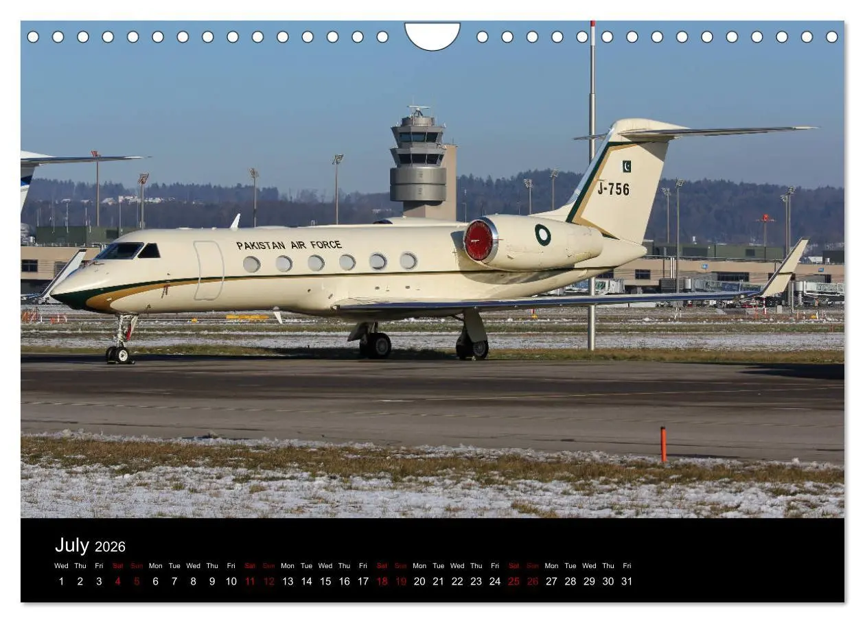 Bild: 9783516564273 | Bizjets (Wall Calendar 2026 DIN A4 landscape), CALVENDO 12 Month...