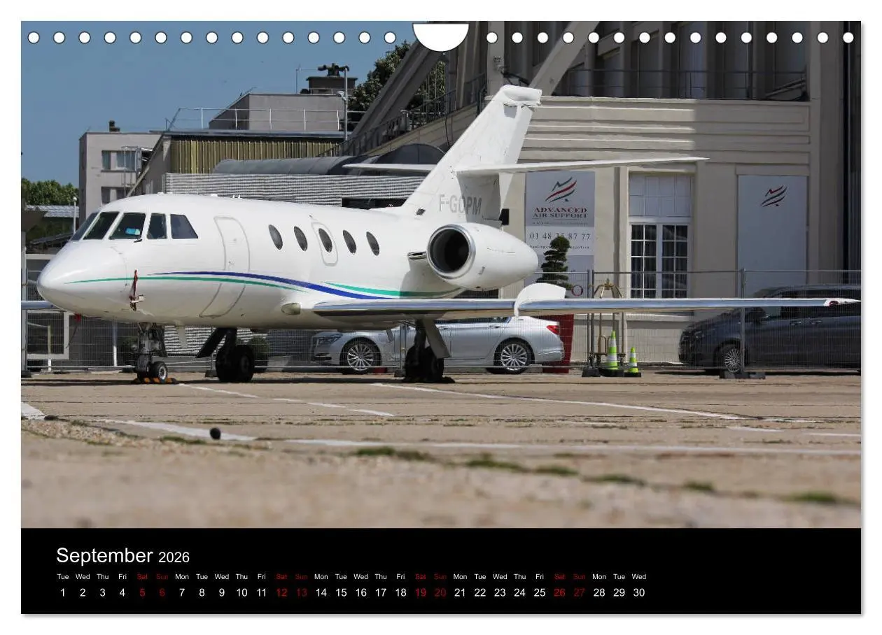 Bild: 9783516564273 | Bizjets (Wall Calendar 2026 DIN A4 landscape), CALVENDO 12 Month...