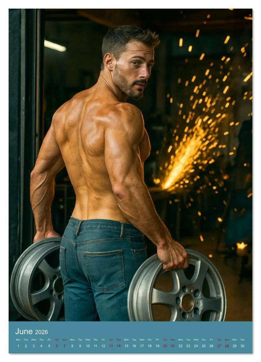 Bild: 9783516634273 | Muscles and Charisma (Wall Calendar 2026 DIN A4 portrait), CALVENDO...