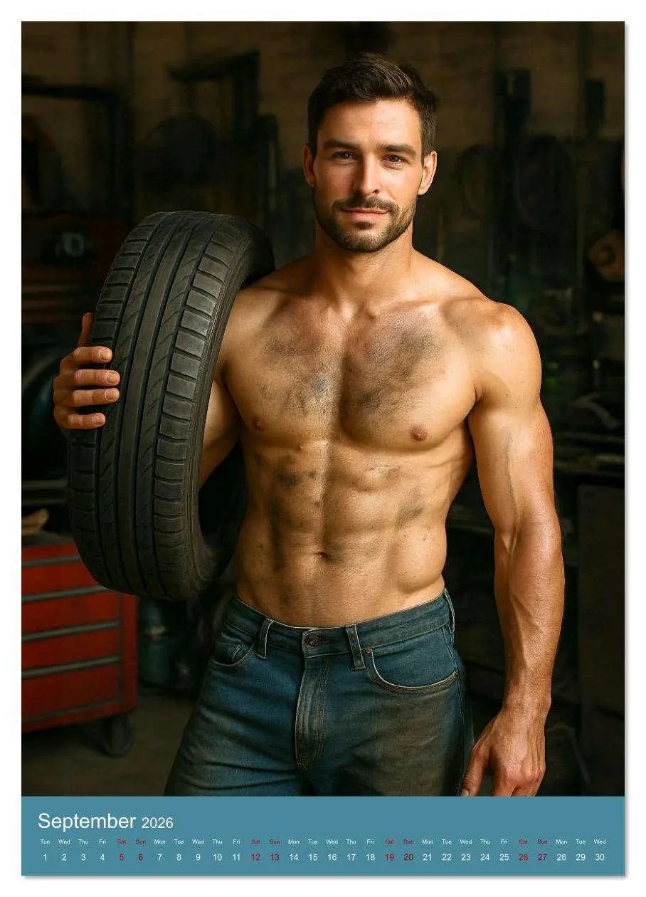 Bild: 9783516634273 | Muscles and Charisma (Wall Calendar 2026 DIN A4 portrait), CALVENDO...