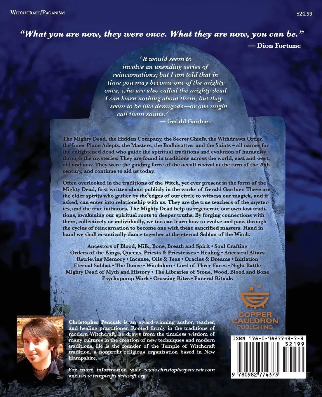 Rückseite: 9780982774373 | The Mighty Dead | Christopher Penczak | Taschenbuch | Englisch | 2013