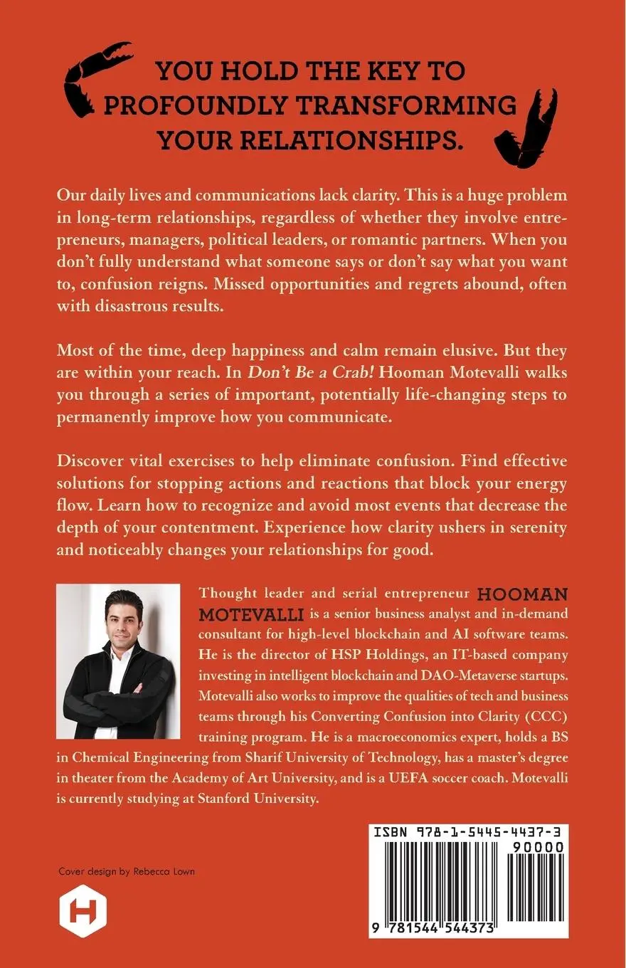Rückseite: 9781544544373 | Don't Be a Crab! | Hooman Motevalli | Taschenbuch | Englisch | 2023