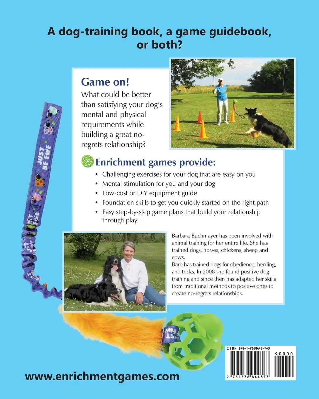 Rückseite: 9781736844373 | Enrichment Games for High-Energy Dogs | Barbara Buchmayer | Buch