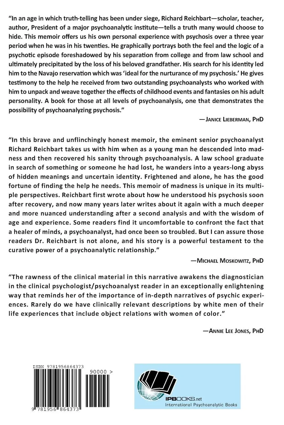 Rückseite: 9781956864373 | Anatomy of a Psychotic Experience | Richard Reichbart | Taschenbuch