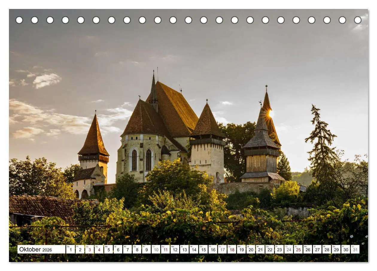 Bild: 9783457604373 | Kirchen und Klöster in Rumänien (Tischkalender 2026 DIN A5 quer),...