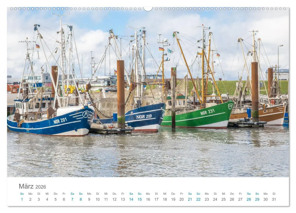 Bild: 9783457914373 | Moin Norden-Norddeich (Wandkalender 2026 DIN A2 quer), CALVENDO...