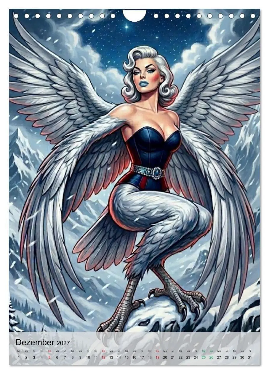 Bild: 9783516794373 | Monster-Girls (Wandkalender 2027 DIN A4 hoch), CALVENDO Monatskalender