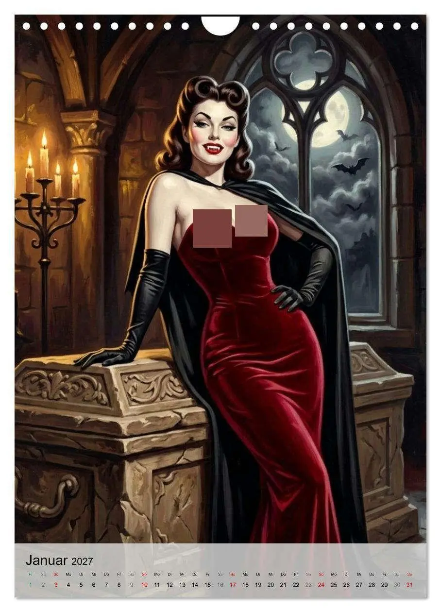 Bild: 9783516794373 | Monster-Girls (Wandkalender 2027 DIN A4 hoch), CALVENDO Monatskalender