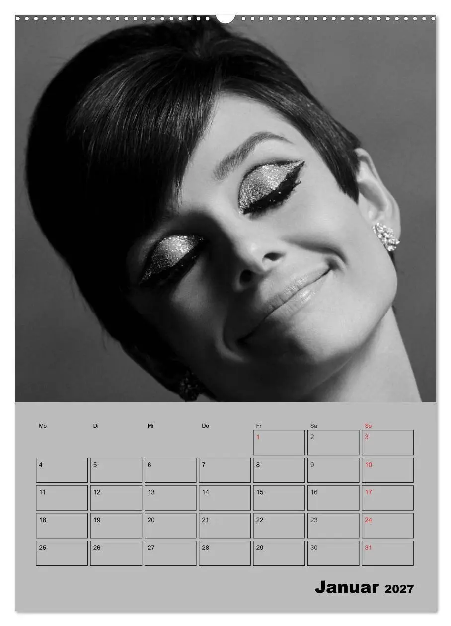 Bild: 9783569954373 | Hollywood-Diva. Audrey Hepburn (Wandkalender 2027 DIN A2 hoch),...