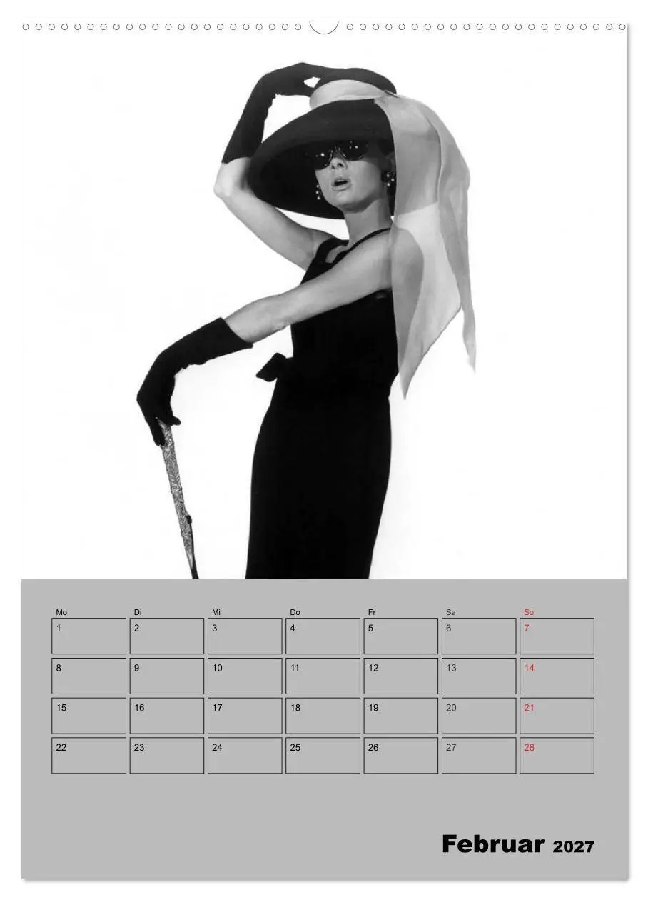 Bild: 9783569954373 | Hollywood-Diva. Audrey Hepburn (Wandkalender 2027 DIN A2 hoch),...