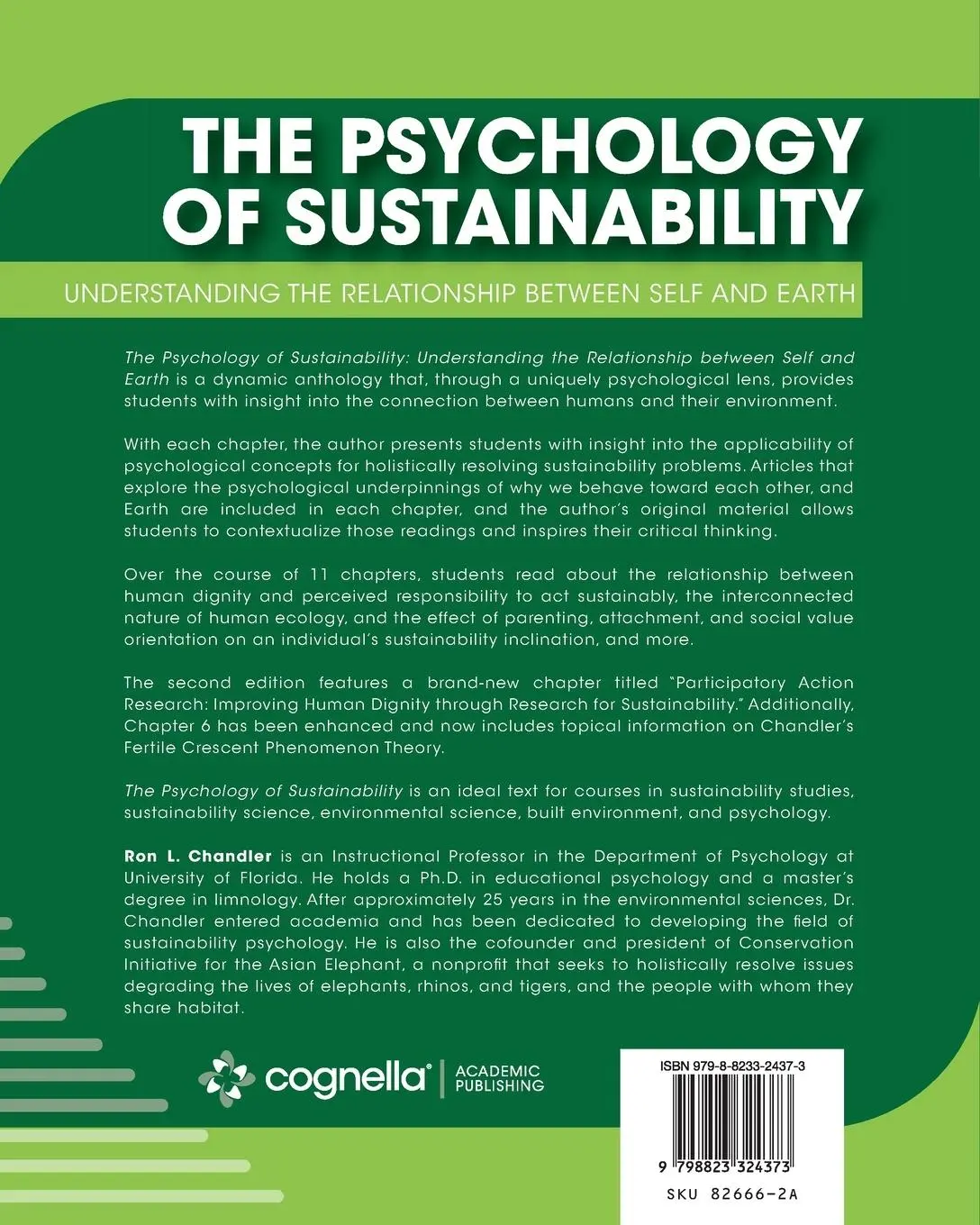 Rückseite: 9798823324373 | The Psychology of Sustainability | Ron Chandler | Taschenbuch | 2023