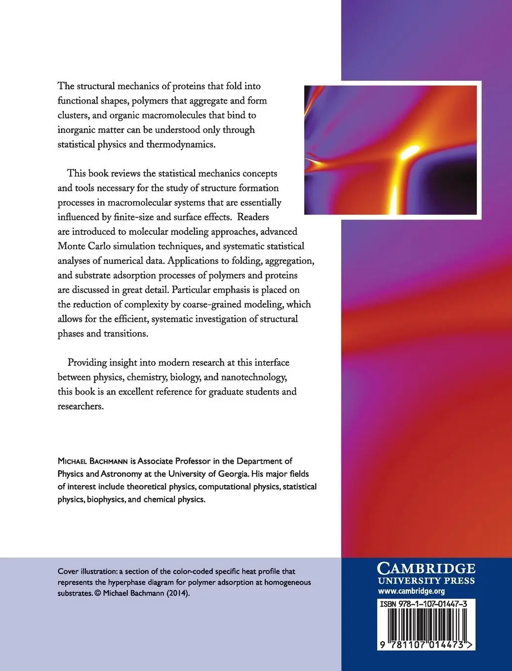 Rückseite: 9781107014473 | Thermodynamics and Statistical Mechanics of Macromolecular Systems