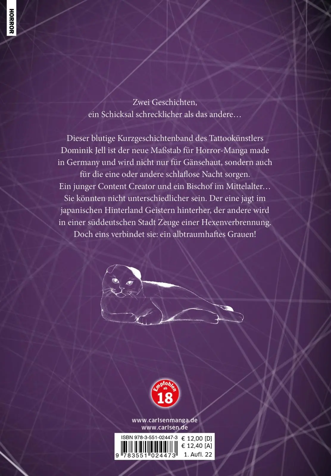 Rückseite: 9783551024473 | Mortalis | Dominik Jell | Taschenbuch | 178 S. | Deutsch | 2022